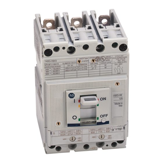 Rockwell Automation Allen-Bradley 140G Guía De Resolución De Problemas