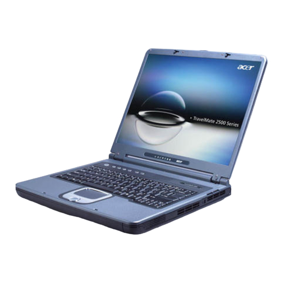 Acer Extensa 2000 Serie Manuales