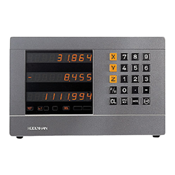 HEIDENHAIN ND 520 Manual De Instrucciones
