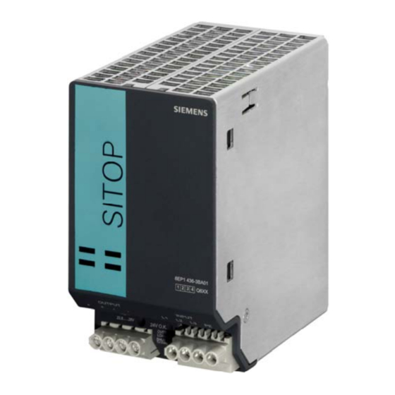 Siemens SITOP smart 6EP1 456-2BA00 Instrucciones