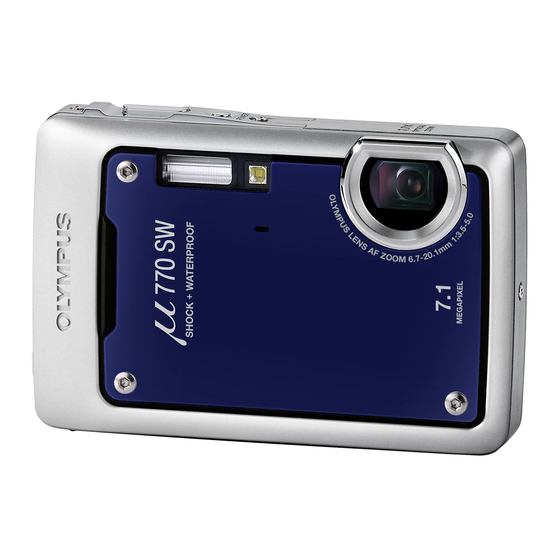 Olympus Stylus 770 SW Manuales