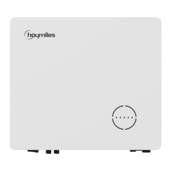 Hoymiles HYS-3.0LV-EUG1 Manual Del Usuario