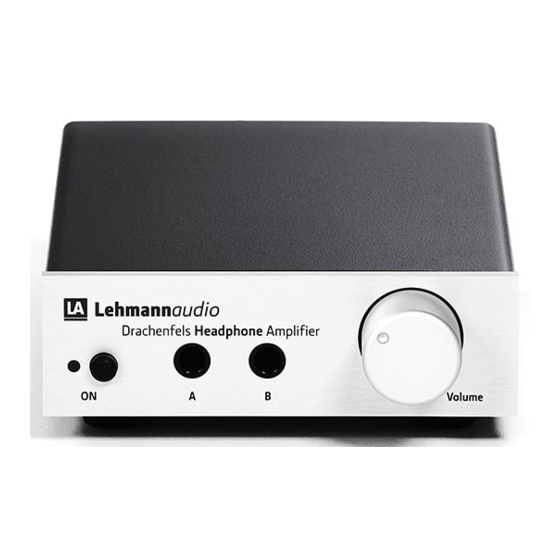 Lehmannaudio Drachenfels Manuales