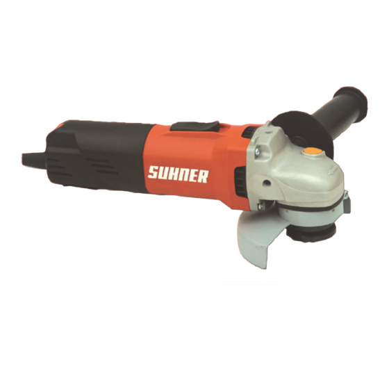 SUHNER ABRASIVE UWG 10-R125 Manual Del Usuario