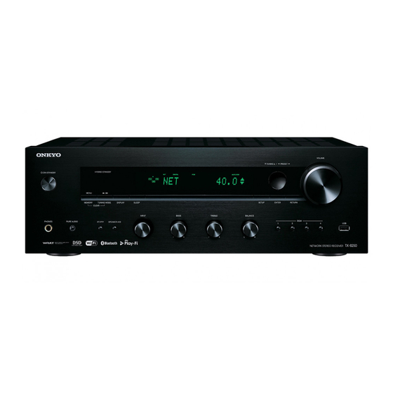 Onkyo TX-8250 Serie Manual De Instrucciones