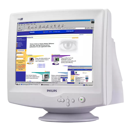 Philips 105S Manual De Uso