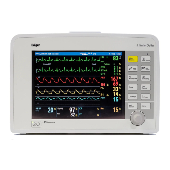 Dräger Infinity Delta Serie Instrucciones De Uso