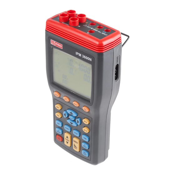 RS Pro IPM 3600N Manual De Instrucciones