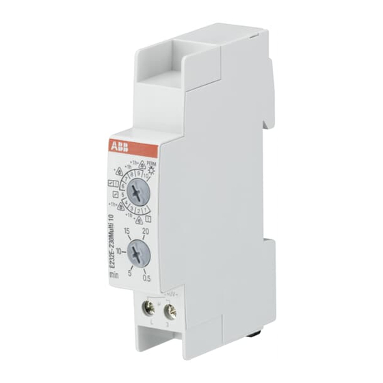 ABB E 232E-230 Multi 10 Instrucciones De Instalación