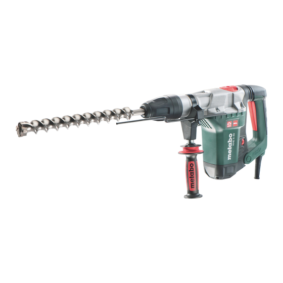 Metabo KHE 5-40 Manual Del Usuario