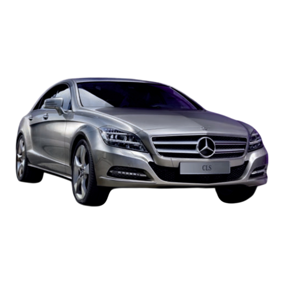 Mercedes-Benz CLS 2013 Serie Instrucciones De Servicio