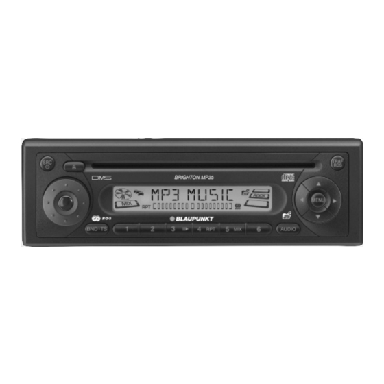 Blaupunkt Brighton MP35 Instrucciones De Manejo