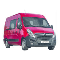 Opel MOVANO 2012 Manual De Instrucciones
