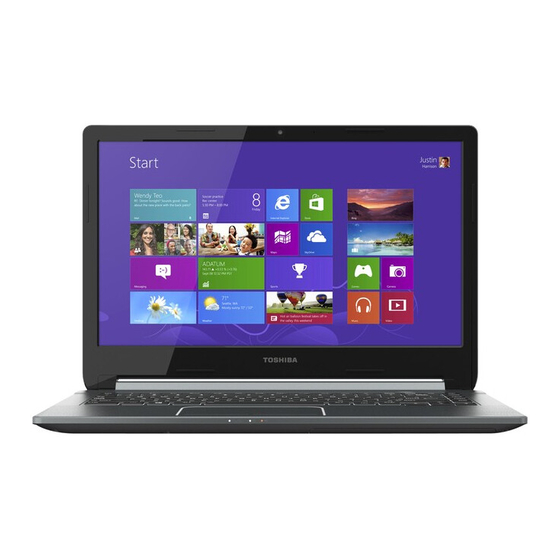 Toshiba Satellite U900 Serie Manual Del Usuario