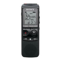 Sony ICD-PX820 Manual De Instrucciones