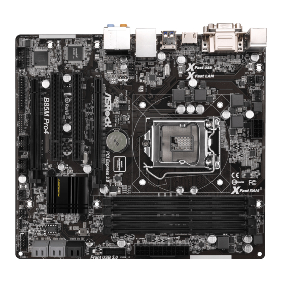 ASROCK B85M Pro4 Manual Del Usuario