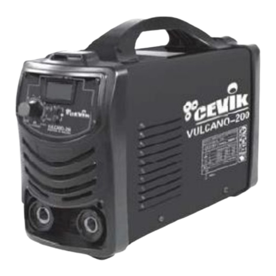 CEVIK VULCANO 160E Manual De Instrucciones