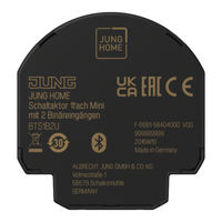 Jung HOME BTS1B2U Manual De Instrucciones