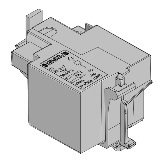 Siemens 3VL9800-1S.00 Instrucciones De Servicio