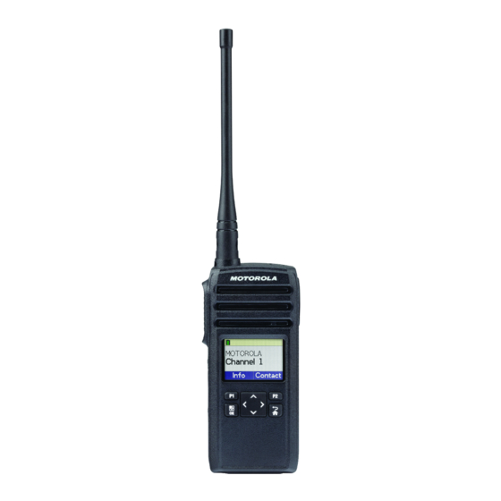 Motorola Solutions DTR720 Manuales