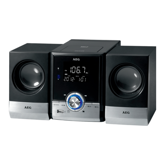 AEG MC 4461 BT Instrucciones De Servicio
