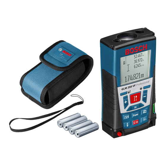 Bosch GLM 150 Professional Manual Del Usuario
