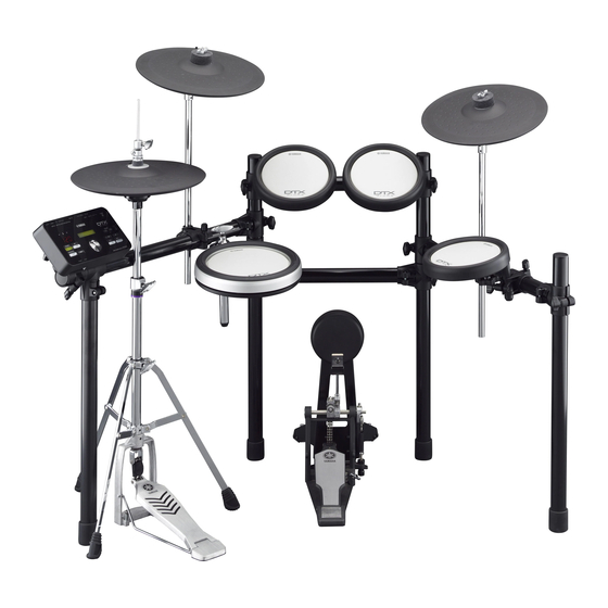 Yamaha DTX drums DTX502 Serie Manual De Instrucciones