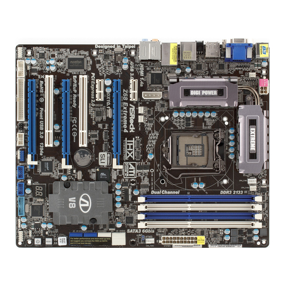 ASROCK Z68 Extreme4 Manual Del Usuario