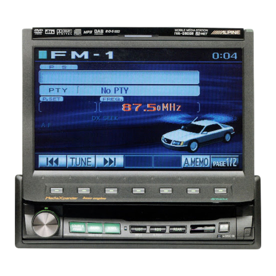 Alpine IVA-D900R Manual De Operación