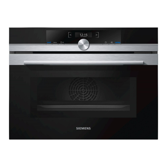 Siemens CM633GB.1 Manual De Usuario E Instrucciones De Montaje