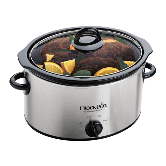 Crock-Pot 37401BC Manuales