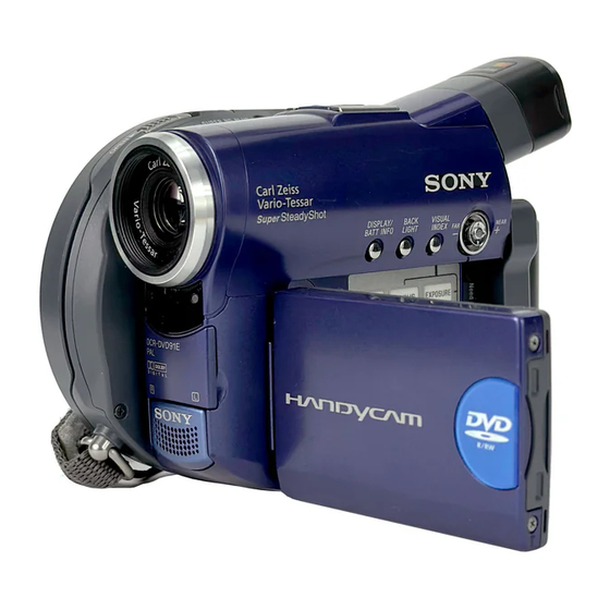Sony HANDYCAM Manual De Instrucciones