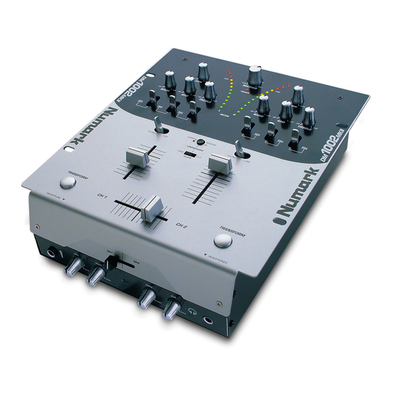 Numark DM1002MKII Manual De Inicio Rápido Para El Usuario