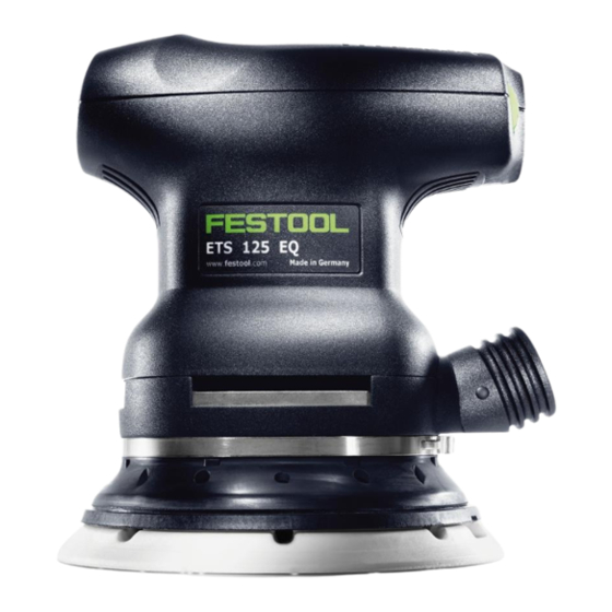 Festool ETS 125 EQ Manuales