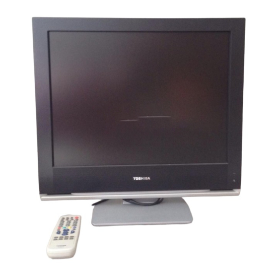 Toshiba REGZA 20V300P Manuales