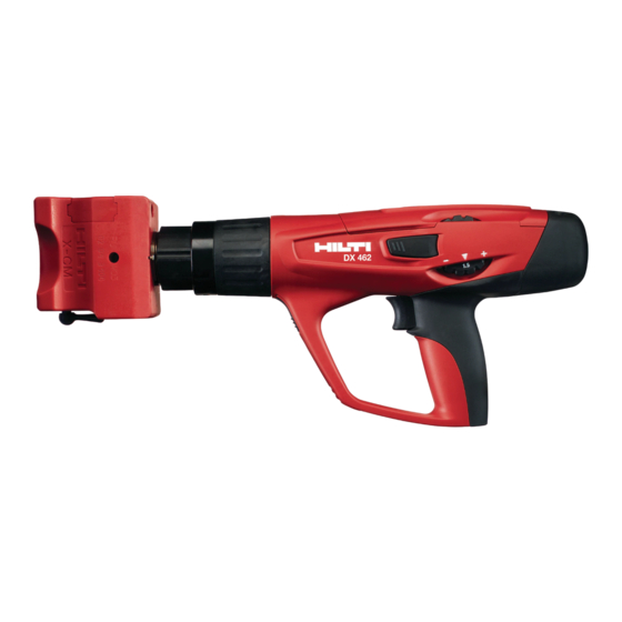 Hilti DX462 CM Manual De Instrucciones