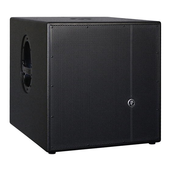 Mackie HD1801 Manual Del Usuario