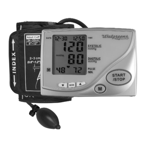 Walgreens BM-725W Manual Del Usuario