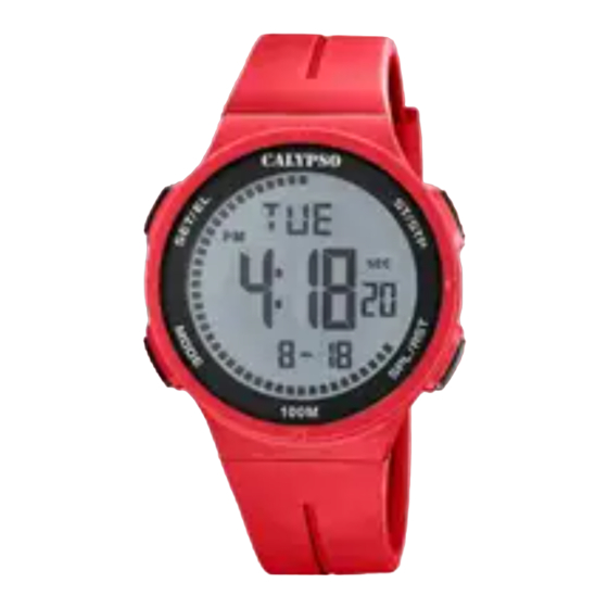 Calypso Watches IKMX7-1 Manual De Instrucciones