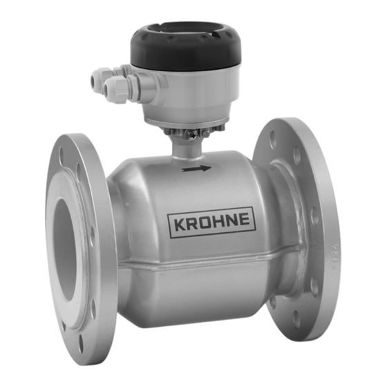 KROHNE OPTIFLUX 2000 Manual