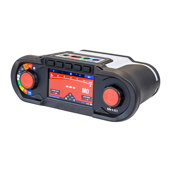 Megger MFT-X1 Guia Del Usuario