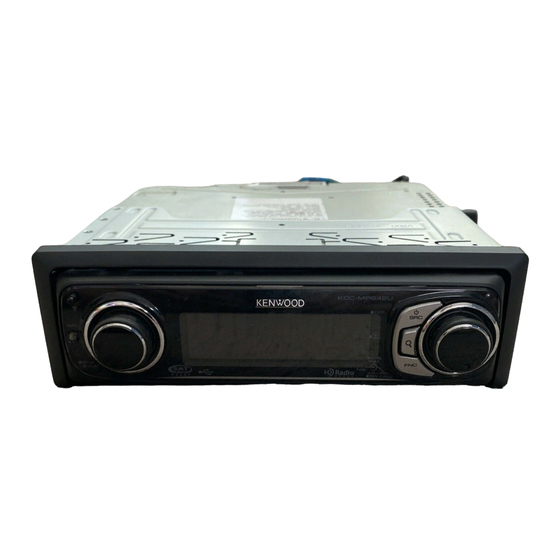 Kenwood KDC-X993 Manuales