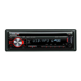 Kenwood KDC-MP342U Manuales