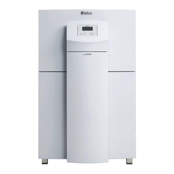 Vaillant geoTHERM VWS 220/3 Manuales