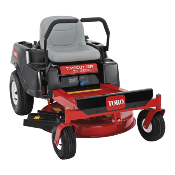 Toro TimeCutter ZS 3200S Manual Del Operador