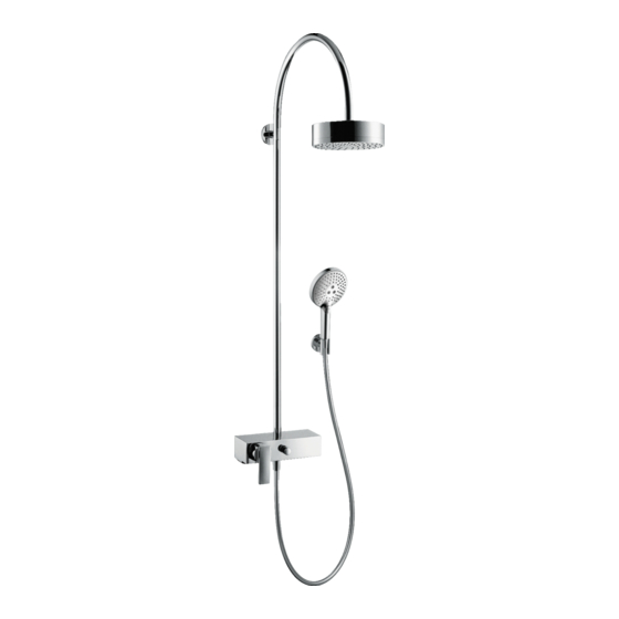 Hansgrohe Axor Citterio Showerpipe 39620000 Manuales