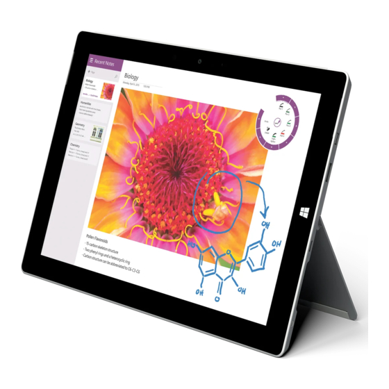 Microsoft Surface 3 Manual Del Usuario