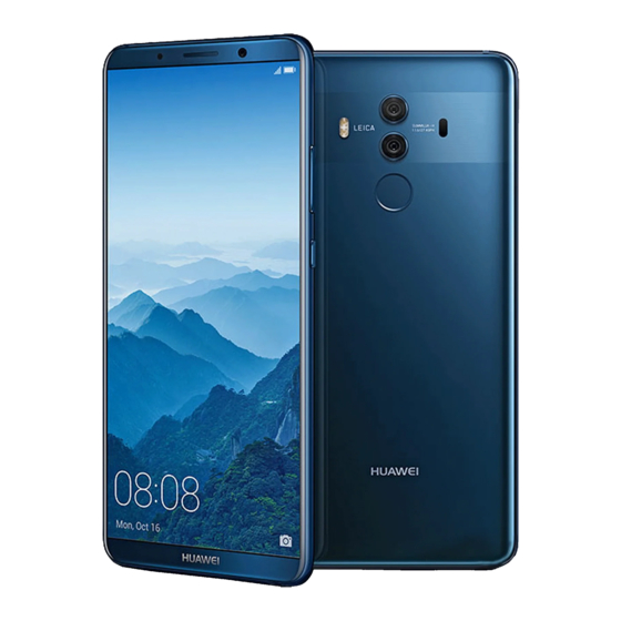 Huawei Mate 10 Pro Guia Del Usuario