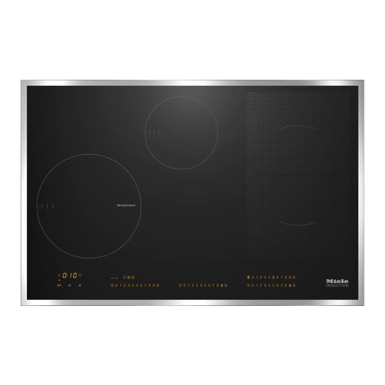 Miele KM 6629-1 Instrucciones De Manejo Y Montaje