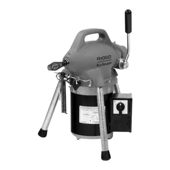 RIDGID K-50 Manual Del Usuario